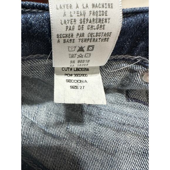Lucky Brand Gene Montessano Long Line Jeans Womens 4 Mid Wash Blue Stretch Denim - Picture 9 of 9